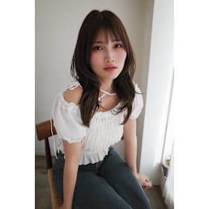 ★結べるレイヤーカット/韓国ヘアフォワード巻きオリーブ