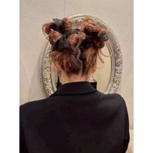 #ツインテール　#リボンアレンジ