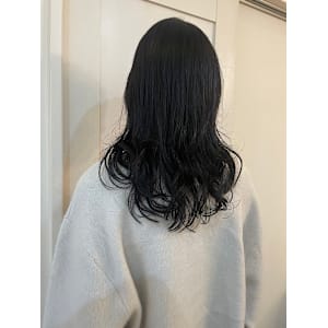 NINE HAIR×パーマ×ミディアム