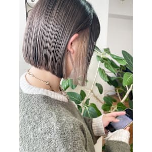 NINE HAIR×ショート×ボブ×インナーカラー