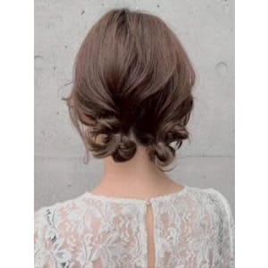 #ミディアムヘアアレンジ　