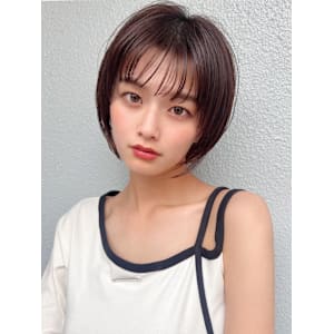 前下がりショートボブで絶壁解消！小顔に見えるひし形シルエット - AFLOAT/L 錦糸町【アフロートエル】【アフロートエル キンシチョウ】掲載中