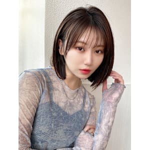 前下がりショートボブで絶壁解消！小顔に見えるひし形シルエット - AFLOAT/L 錦糸町【アフロートエル】【アフロートエル キンシチョウ】掲載中