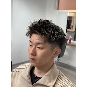 大宮/カット/短髪/毛流れ/センターパート