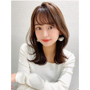 大人かわいいくびれヘアセミロング × ミルクティーベージュ - AFLOAT/L 錦糸町【アフロートエル】【アフロートエル キンシチョウ】掲載中