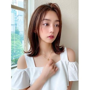 30代40代に人気後れ毛がかわいいくびれヘアシャギーレイヤー - AFLOAT/L 錦糸町【アフロートエル】【アフロートエル キンシチョウ】掲載中