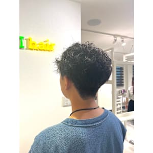 メンズカット特殊パーマ