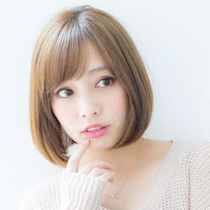 山村前下がりショートボブ/髪質改善大人ボブナチュラルボブ銀座