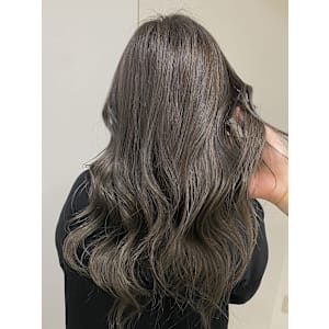 ゆる巻き♪透明感カラー/グレージュ