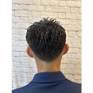 オシャレアイロンパーマ×フェードスタイル！