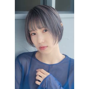 マッシュボブ×透明感モノグレージュ・アッシュグレージュ