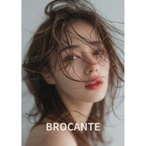 ナチュラル ココアブラウン 透明感 ロブヘア