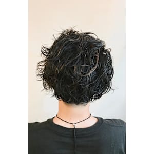 NINE HAIR×ショート×パーマ×レイヤー