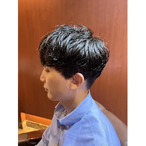 銀座　理容室　パーマふう癖っ毛さんのヘアセット - ヘアーモードキクチ 銀座店【ヘアーモードキクチ】掲載中