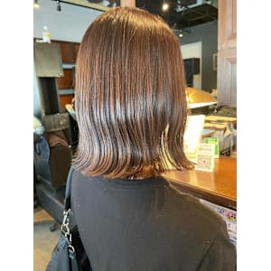 切りっぱなし/オージュアカラー/モーブカラー