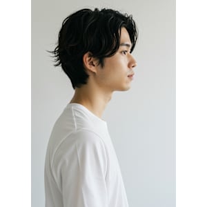 Men'sセンターパート　韓国　ビジネスマンにも◎