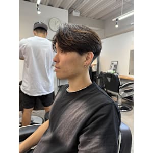  大宮/カット/短髪/毛流れ/センターパート