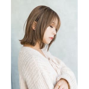 美髪セミロング