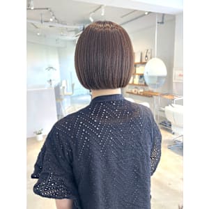 ボブ20代30代40代簡単スタイリング