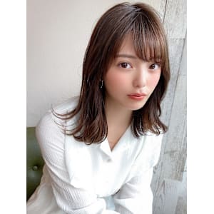 2wayバングでイメチェン顔まわりレイヤーのくびれヘアが人気 - AFLOAT/L 錦糸町【アフロートエル】【アフロートエル キンシチョウ】掲載中