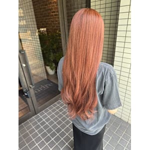 夏のアプリコットカラー