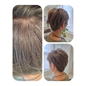 カラーエステ♪白髪ぼかしカラー - Hair & Spa y‐Forme Ginza【ヘアアンドスパユーフォルムギンザ】掲載中