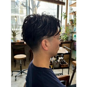 パーマツーブロックカット