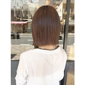 ぷつっとボブ/オリーブベージュ