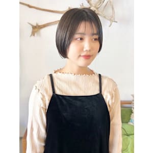 丸みショートボブ/ミニボブ