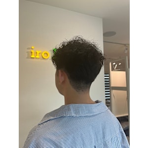 メンズカット特殊パーマ