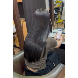 艶カラー＋髪質改善トリートメント