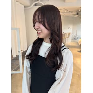 ナチュラルブラウン20代30代40代大人ロング