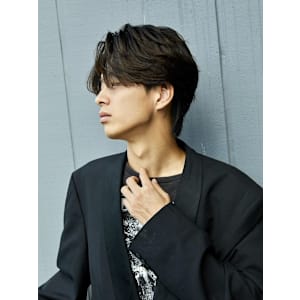 フェザーパーマ/ニュアンスパーマ/センターパート