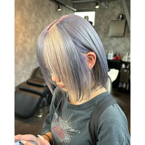 セクションカラー　デザインカラー　ハイトーン　表参道/原宿 - Null 表参道本店 デザインカラー/ダブルカラー【ヌル】掲載中