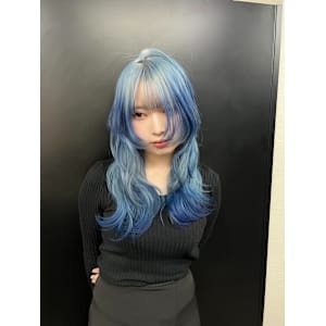 スラッシュカラー　デザインカラー　ハイトーン　表参道/原宿 - Null 表参道本店 デザインカラー/ダブルカラー【ヌル】掲載中