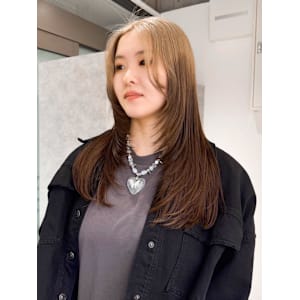 【asuna】ハイトーン/デザインカラー/レイヤーカット