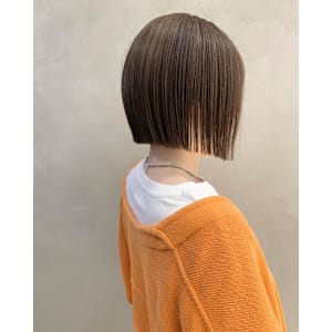 髪質改善カラー/髪質改善ストレート/切りっぱなしボブ - ungu ul【アングゥ ウル】掲載中