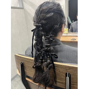 タイト編み下ろしアレンジ