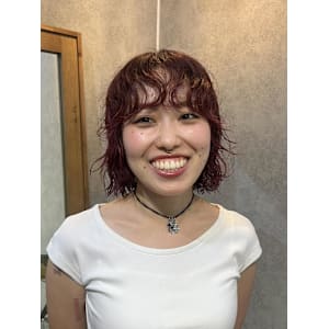 ♪ワンカラーで作るワインレッドカラー