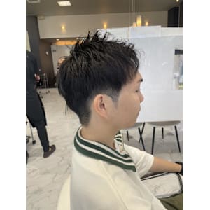 アップバングショート