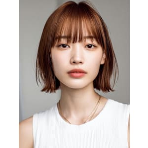 20代30代40代★暖色大人可愛い外ハネボブ