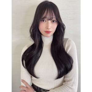 【髪質改善】極艶ダークグレー　韓国式ローレイヤー　