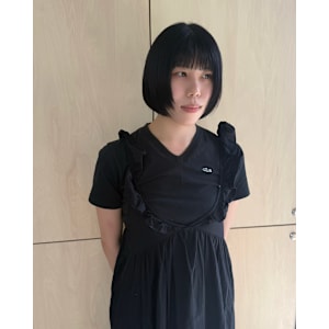 輪郭補正ボブ/さりげないフェイスレイヤー