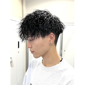 【平山明樹】縦落ちスパイラルパーマ