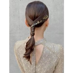 #シンプルヘアアレンジ　#ポニーテール