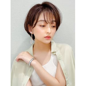 前下がりショートボブで絶壁解消小顔に見えるひし形シルエット - AFLOAT/L 錦糸町【アフロートエル】【アフロートエル キンシチョウ】掲載中