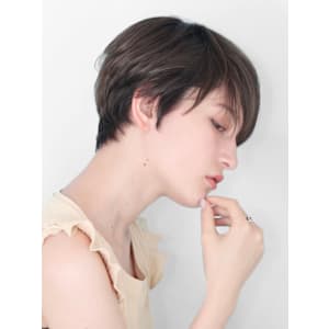 ショート・ボブ/丸顔/前髪あり/絶壁解消/30代/40代/5