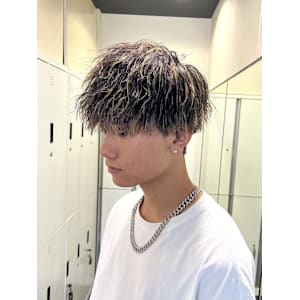 【平山明樹】縦落ちスパイラルパーマ