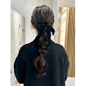 『hinari』結婚式ヘアセット/リボンアレンジ