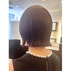 ぱつっとミニボブ